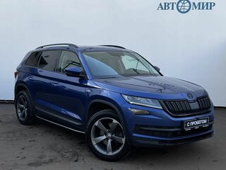 2021 Skoda Kodiaq I Рестайлинг, синий, 3079000 рублей, вид 3