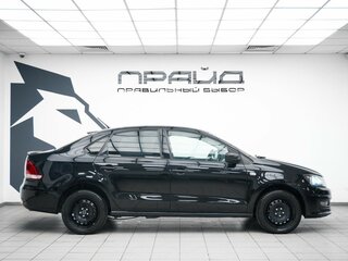 2015 Volkswagen Polo V Рестайлинг, чёрный, 739900 рублей, вид 5