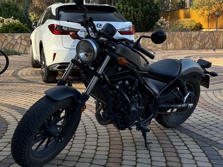 2019 Honda CMX 500 Rebel, серый, 690000 рублей, вид 2
