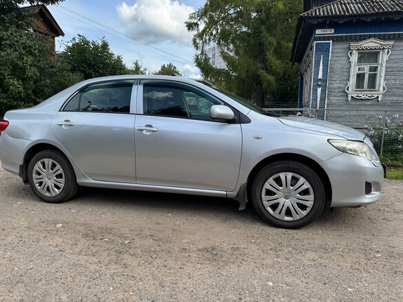 2007 Toyota Corolla AMT X (E140, E150), серебристый, 590000 рублей - вид 1