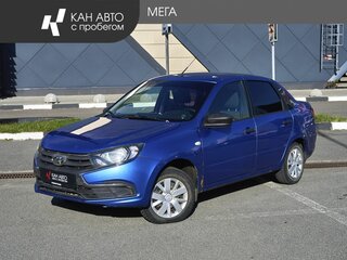 2019 Lada (ВАЗ) Granta I Рестайлинг, синий, 490000 рублей, вид 1