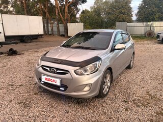 2012 Hyundai Solaris I, серебристый, 765000 рублей, вид 1
