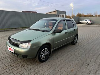 2008 Lada (ВАЗ) Kalina I, зелёный, 157000 рублей, вид 1