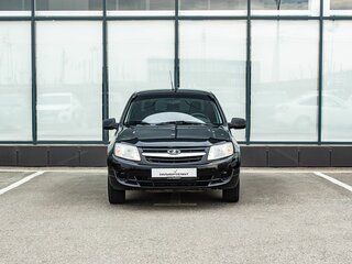2014 Lada (ВАЗ) Granta I, чёрный, 370000 рублей, вид 3