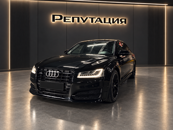 2016 Audi A8 Long III (D4) Рестайлинг, чёрный, 3200000 рублей - вид 1