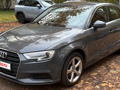 2016 Audi A3 III (8V) Рестайлинг, серый, 1600000 рублей, вид 1