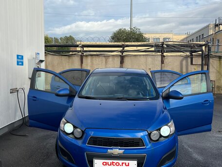 2012 Chevrolet Aveo II, синий, 335000 рублей, вид 1