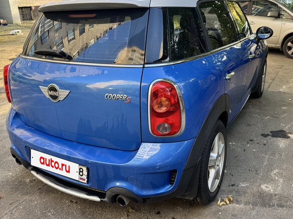 2013 Mini Countryman Cooper S I, голубой, 1000000 рублей - вид 3