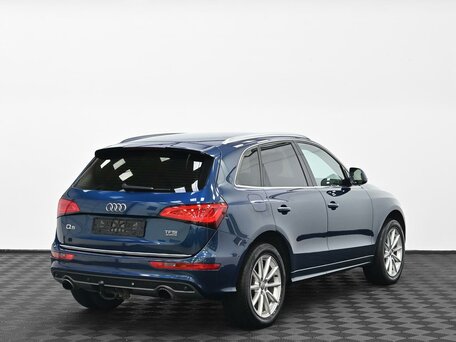 2016 Audi Q5 I (8R) Рестайлинг, синий, 1945000 рублей, вид 4