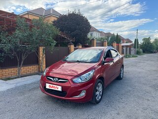 2012 Hyundai Solaris I, красный, 520000 рублей, вид 1
