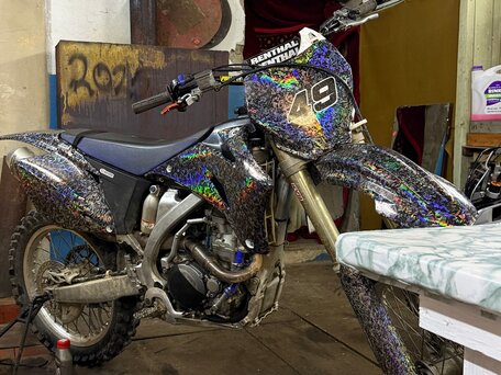2010 Yamaha YZ250F, синий, 320000 рублей, вид 1