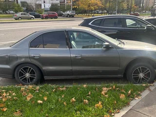2003 Mitsubishi Galant VIII Рестайлинг, серый, 200000 рублей, вид 4