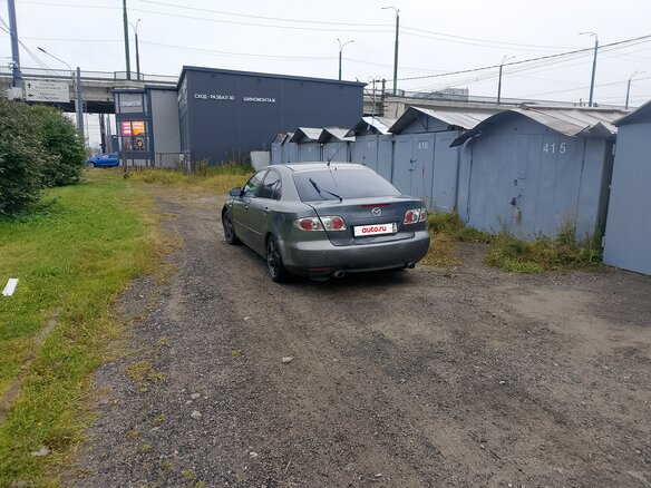 2002 Mazda 6 I (GG), серый, 310000 рублей - вид 2