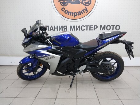 2015 Yamaha YZF-R3, синий, 435000 рублей, вид 2