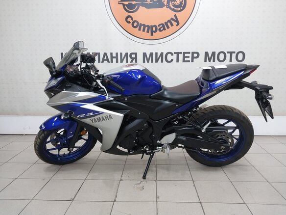 2015 Yamaha YZF-R3, синий, 435000 рублей - вид 1