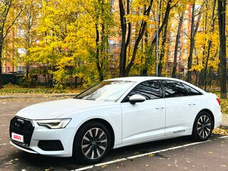 2021 Audi A6 45 TFSI V (C8), белый, 4520000 рублей, вид 2