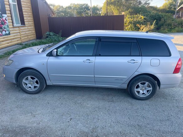 2005 Toyota Corolla Fielder IX (E120, E130) Рестайлинг, серебристый, 420000 рублей - вид 3