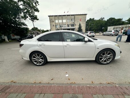 2011 Mazda 6 II (GH) Рестайлинг, белый, 860000 рублей, вид 4