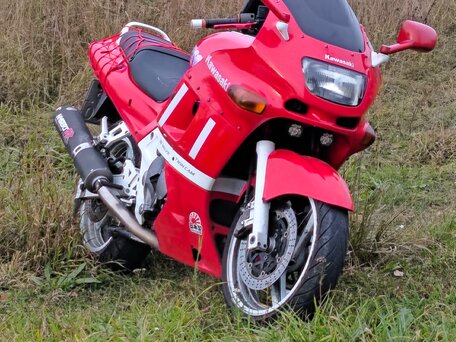 1995 Kawasaki ZZR 400, красный, 240000 рублей, вид 2