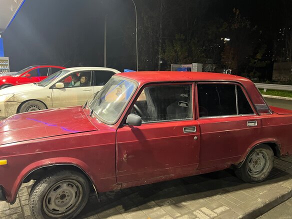 1996 Lada (ВАЗ) 2107, красный, 80000 рублей - вид 1
