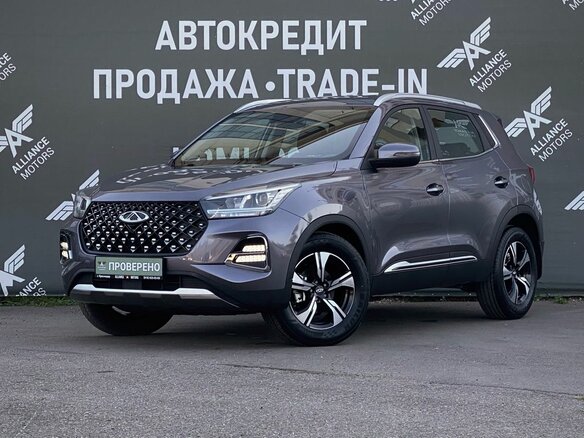 2023 Chery Tiggo 4 Pro I Рестайлинг, серый, 1545000 рублей - вид 2