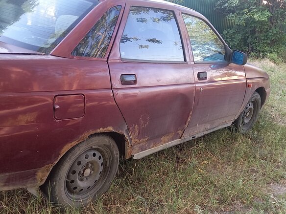 2005 Lada (ВАЗ) 2110, красный, 100000 рублей - вид 5
