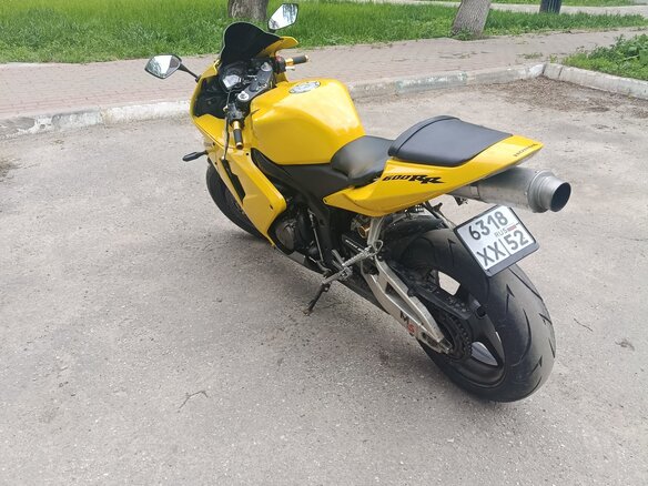 2003 Honda CBR 600RR, жёлтый, 450000 рублей - вид 4