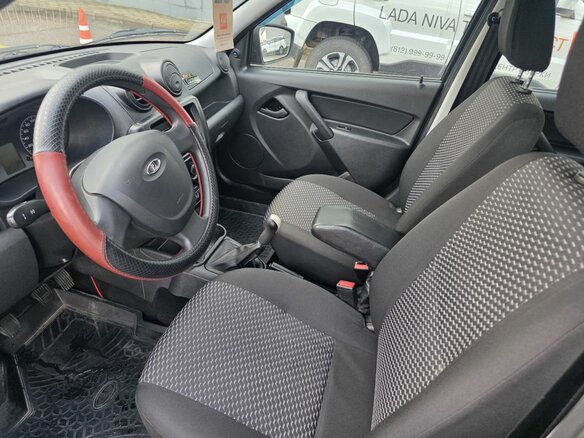 2016 Lada (ВАЗ) Granta I, серый, 349000 рублей - вид 5