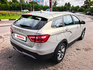 2018 Lada (ВАЗ) Vesta SW Cross I, серый, 650000 рублей, вид 4