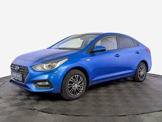 2019 Hyundai Solaris II, синий, 1455000 рублей, вид 1