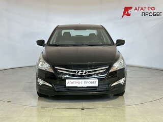 2014 Hyundai Solaris I Рестайлинг, чёрный, 840000 рублей, вид 2