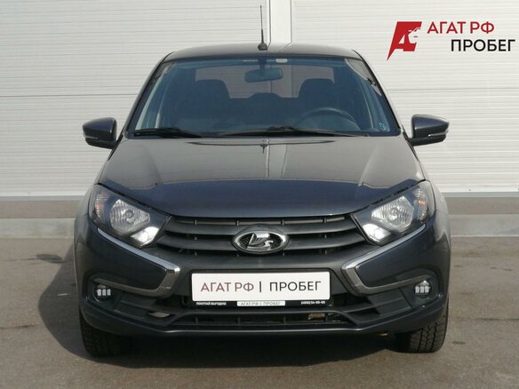 2019 Lada (ВАЗ) Granta I Рестайлинг, серый, 720000 рублей - вид 1