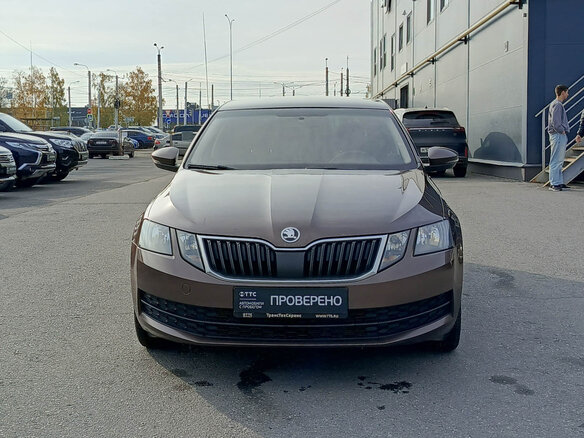 2017 Skoda Octavia III (A7) Рестайлинг, коричневый, 1349000 рублей - вид 1