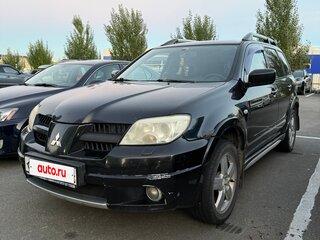 2007 Mitsubishi Outlander I, чёрный, 510000 рублей, вид 3