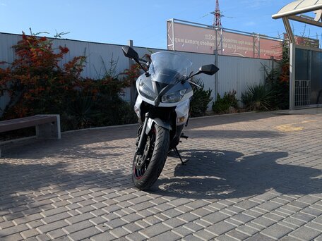 2013 Kawasaki ER-4F (Ninja 400R), белый, 500000 рублей, вид 3
