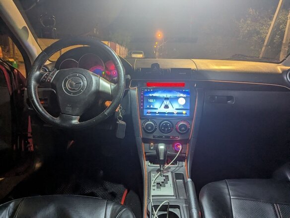 2007 Mazda 3 I (BK) Рестайлинг, красный, 430000 рублей - вид 8