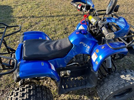 2024 Motoland ATV 125 Fox, синий, 75000 рублей, вид 4