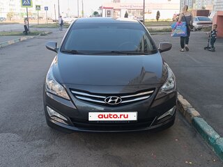 2014 Hyundai Solaris I Рестайлинг, серый, 875000 рублей, вид 1