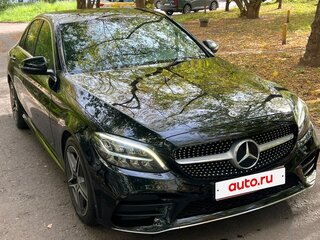 2019 Mercedes-Benz C-Класс 180 d IV (W205) Рестайлинг, чёрный, 2450000 рублей, вид 3