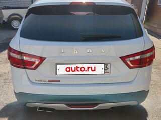 2019 Lada (ВАЗ) Vesta SW Cross I, белый, 1300000 рублей, вид 4