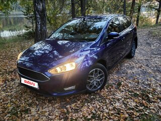 2016 Ford Focus III Рестайлинг, синий, 860000 рублей, вид 1