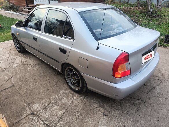 2007 Hyundai Accent ТагАЗ II, серебристый, 350000 рублей - вид 7