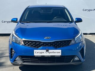 2021 Kia Rio IV Рестайлинг, синий, 1750000 рублей, вид 2