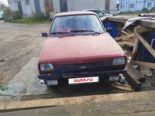 1980 Ford Fiesta Mk1, красный, 55000 рублей, вид 1