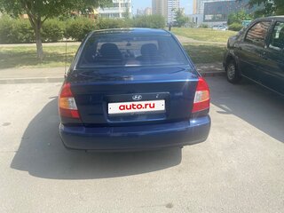 2007 Hyundai Accent ТагАЗ II, синий, 470000 рублей, вид 2