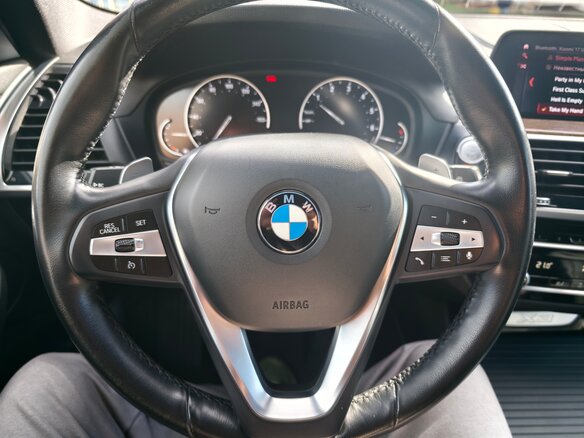 2019 BMW X3 30i sDrive III (G01), синий, 3100000 рублей - вид 9