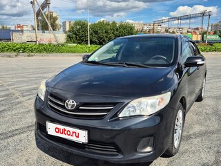 2012 Toyota Corolla X (E140, E150) Рестайлинг, чёрный, 1400000 рублей, вид 2