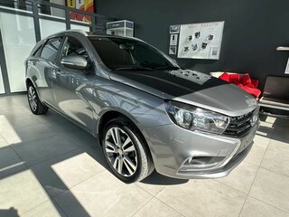 2020 Lada (ВАЗ) Vesta SW I, серый, 885000 рублей, вид 2