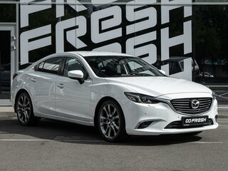 2017 Mazda 6 III (GJ) Рестайлинг, белый, 1678350 рублей, вид 1