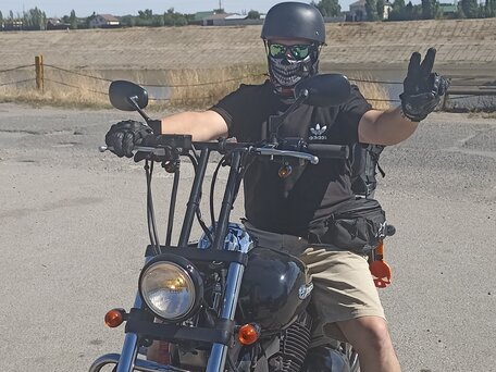 1996 Yamaha XVS400 Drag Star, чёрный, 320000 рублей, вид 5